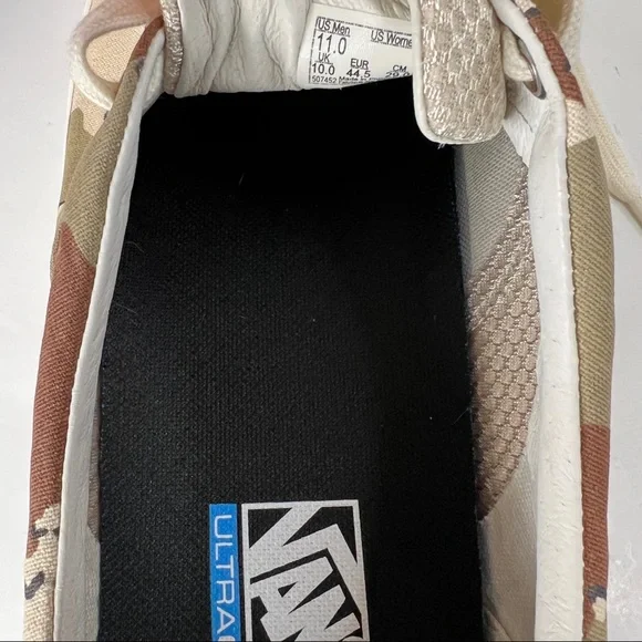 VANS Acer Mesh NI SP Skate Shoes Desert Camo - Picture 6 of 6